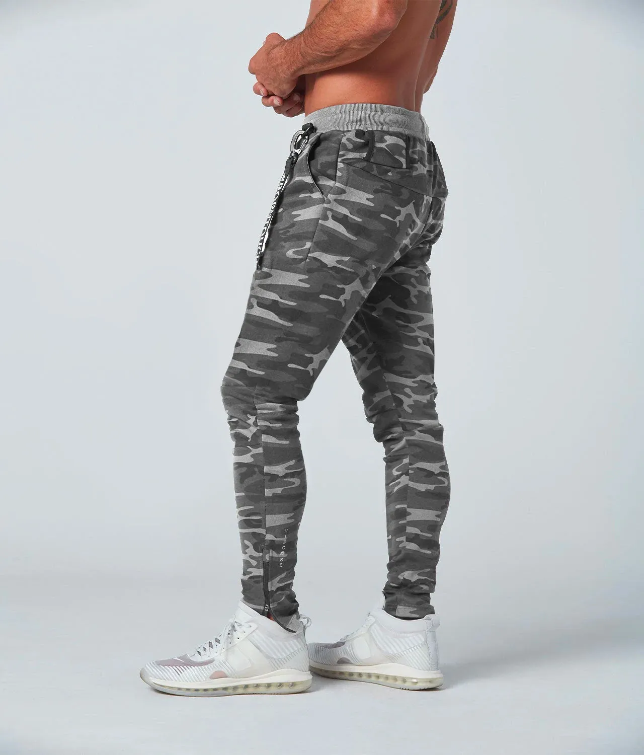 2000 . Viscose Regular-Fit Jogger - Grey Camo