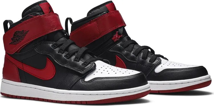 Air Jordan 1 High FlyEase Black Toe, Red