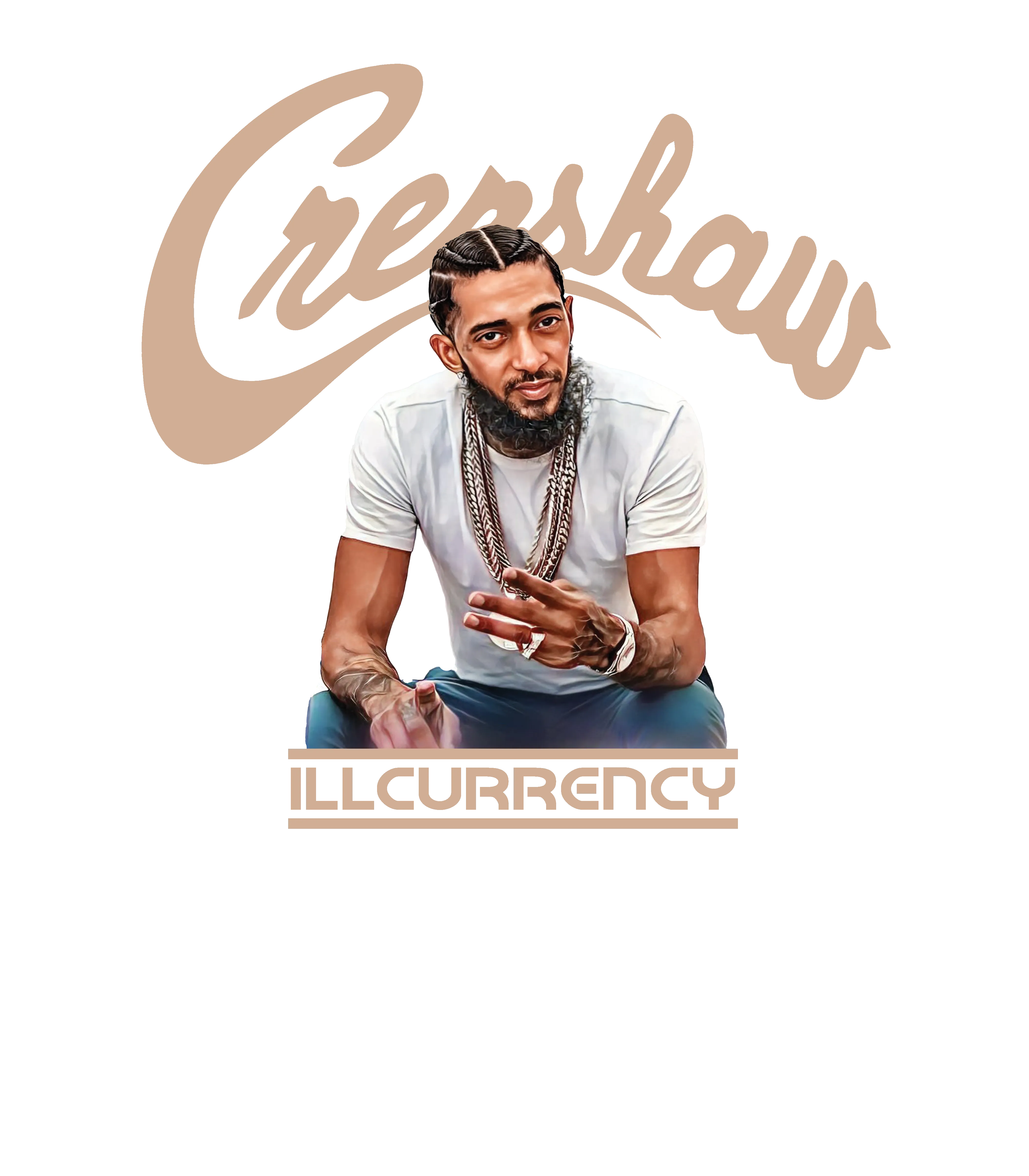 Air Jordan 1 High OG Latte Black T-Shirt (Crenshaw)| illcurrency