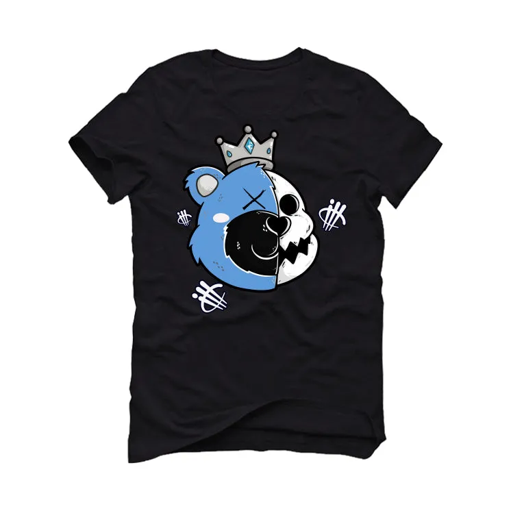 AIR JORDAN 1 HIGH OG “UNIVERSITY BLUE”| ILLCURRENCY Black T-Shirt (HALF KING BEAR)