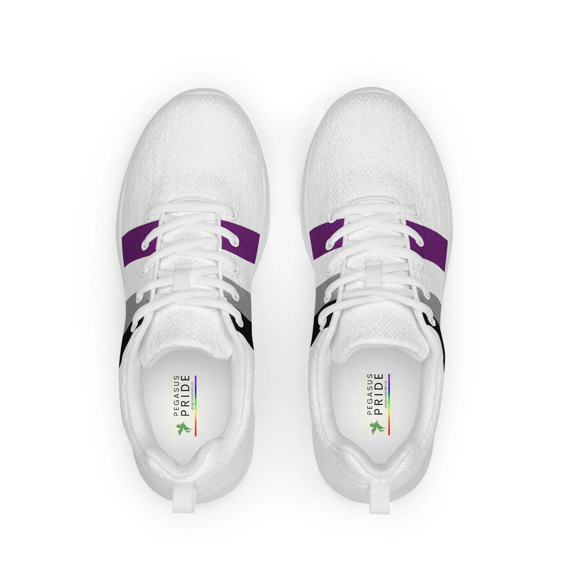 Asexual Ace Pride Flag Men’s Athletic Shoes