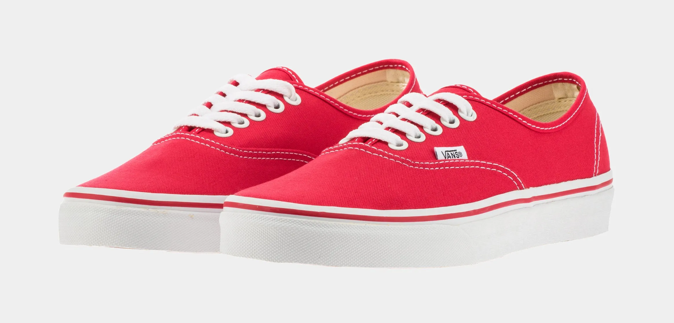 Authentic Mens Skate Shoes (Red)