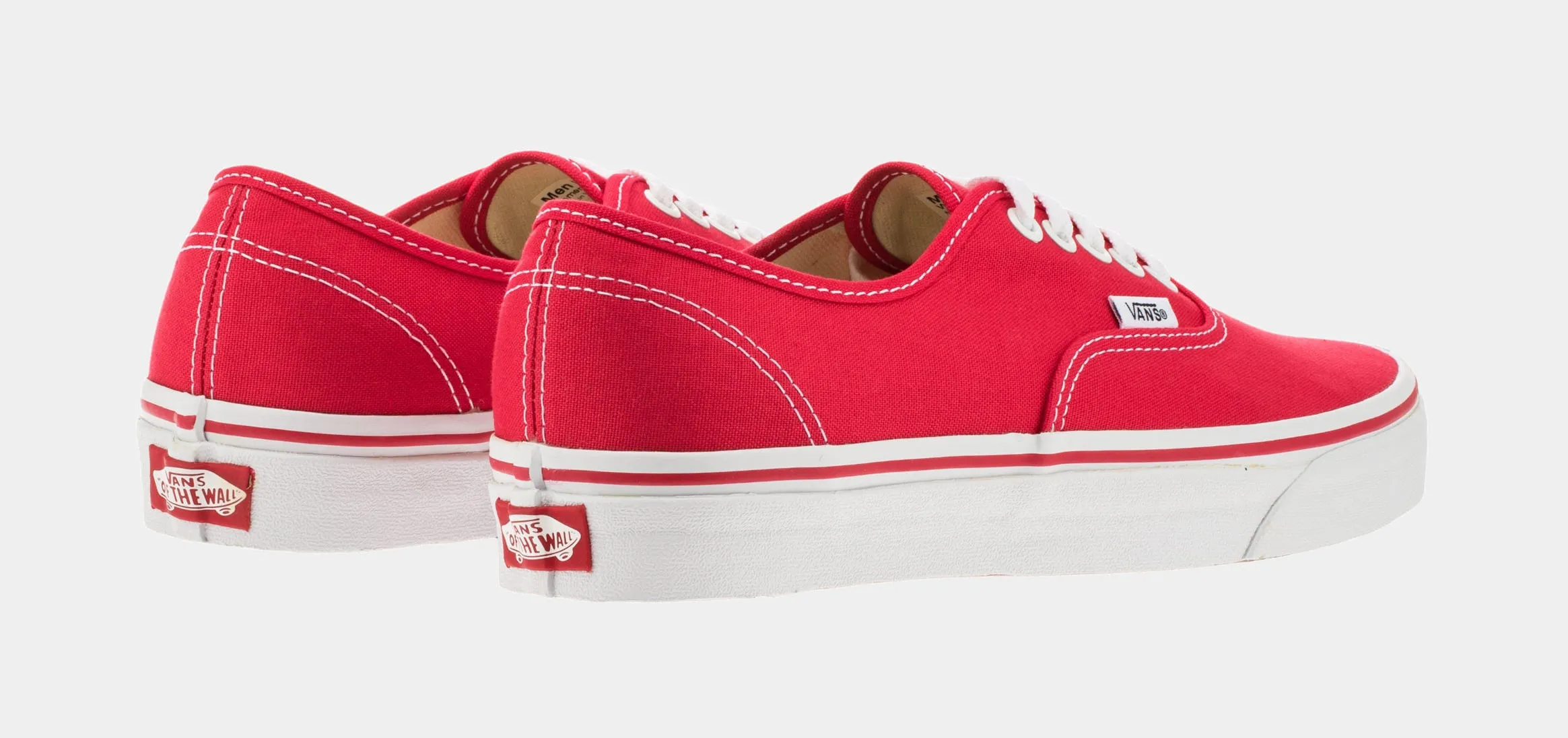 Authentic Mens Skate Shoes (Red)