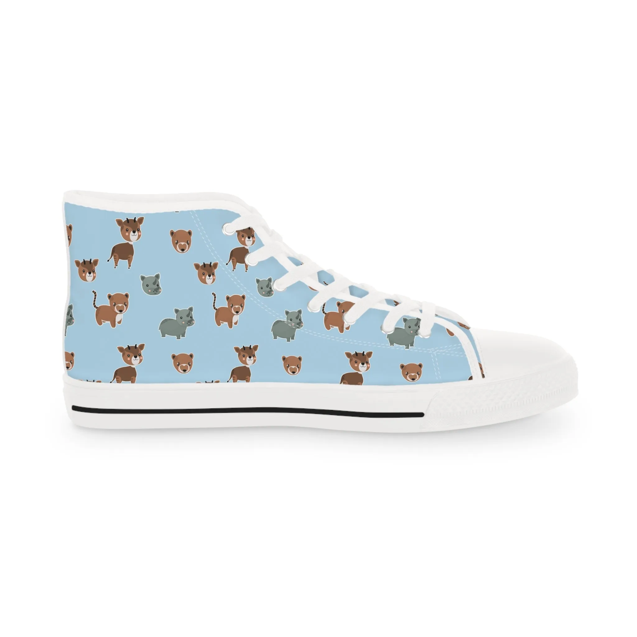 Baby Animals Men's High Top Sneakers