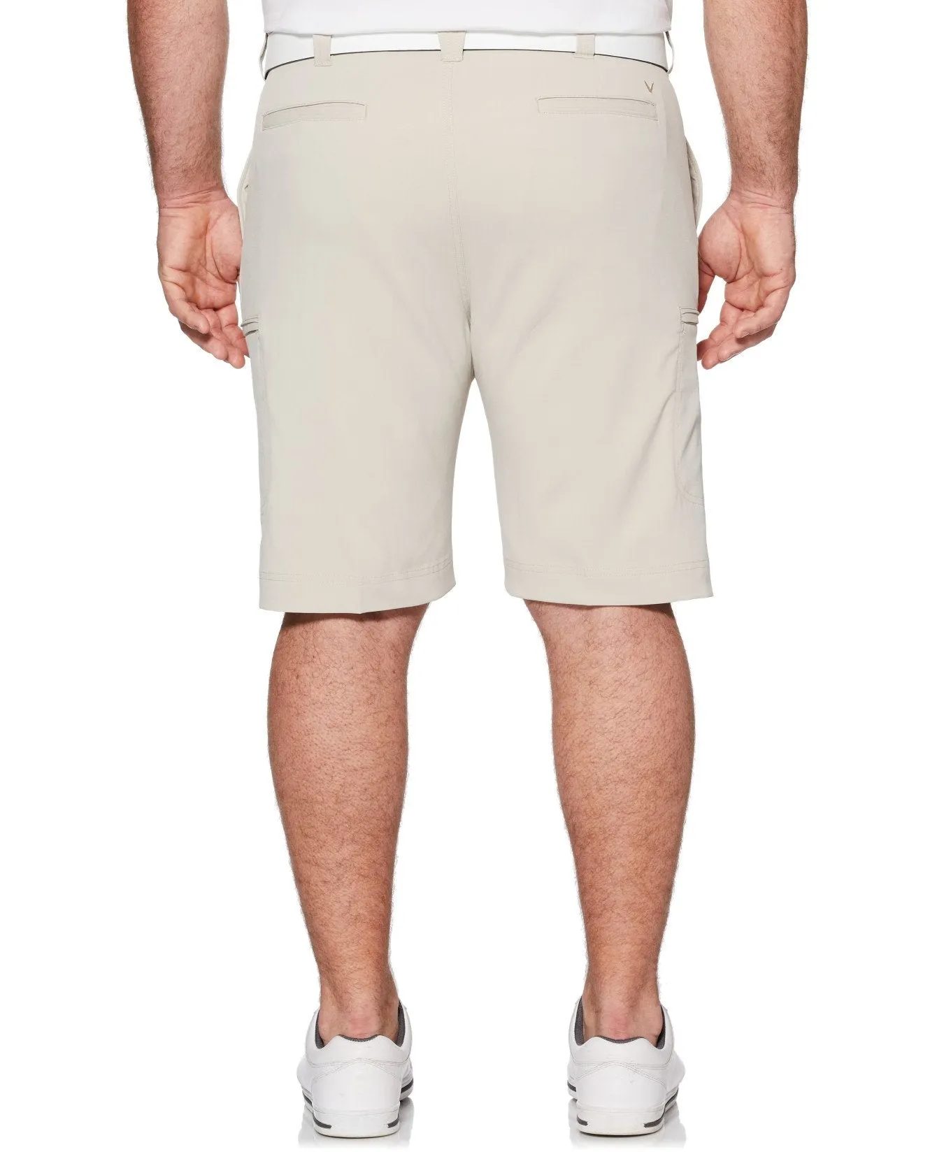 Big & Tall Stretch Solid Cargo Short with Active Waistband