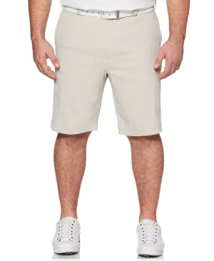 Big & Tall Stretch Solid Cargo Short with Active Waistband