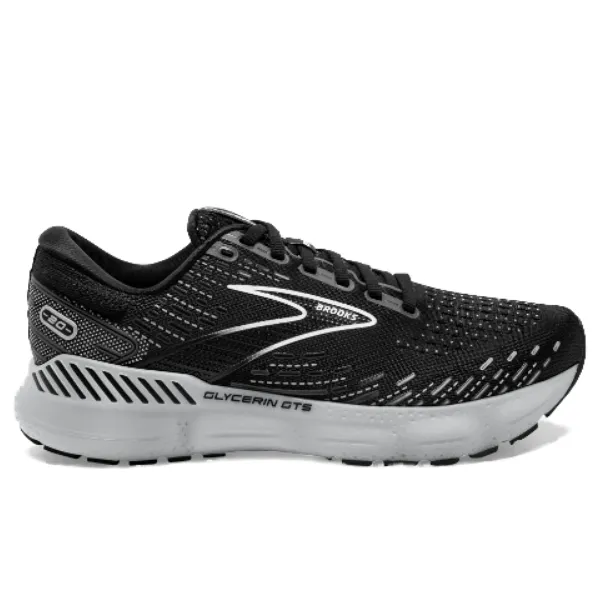 Brooks Men's Glycerin GTS 20 Black/White