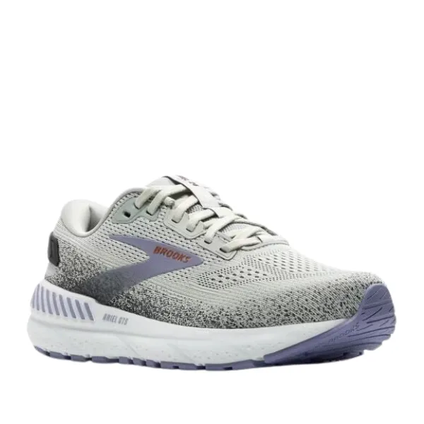 Brooks Womens Ariel GTS 24 Grey/Purple Wide