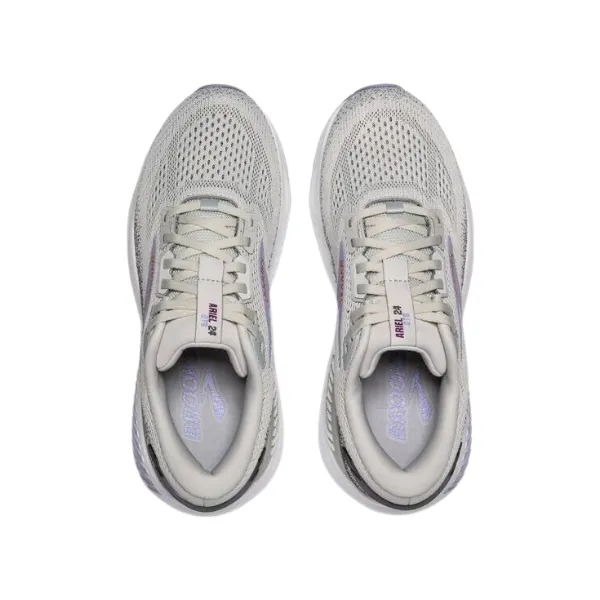 Brooks Womens Ariel GTS 24 Grey/Purple Wide