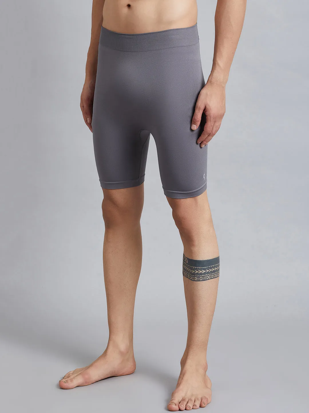 C9 AIRWEAR Men Mid Rise Cycling Shorts - Grey