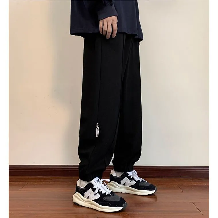 Casual Drawstring Tapered Loose Fit Knitted Sweatpant