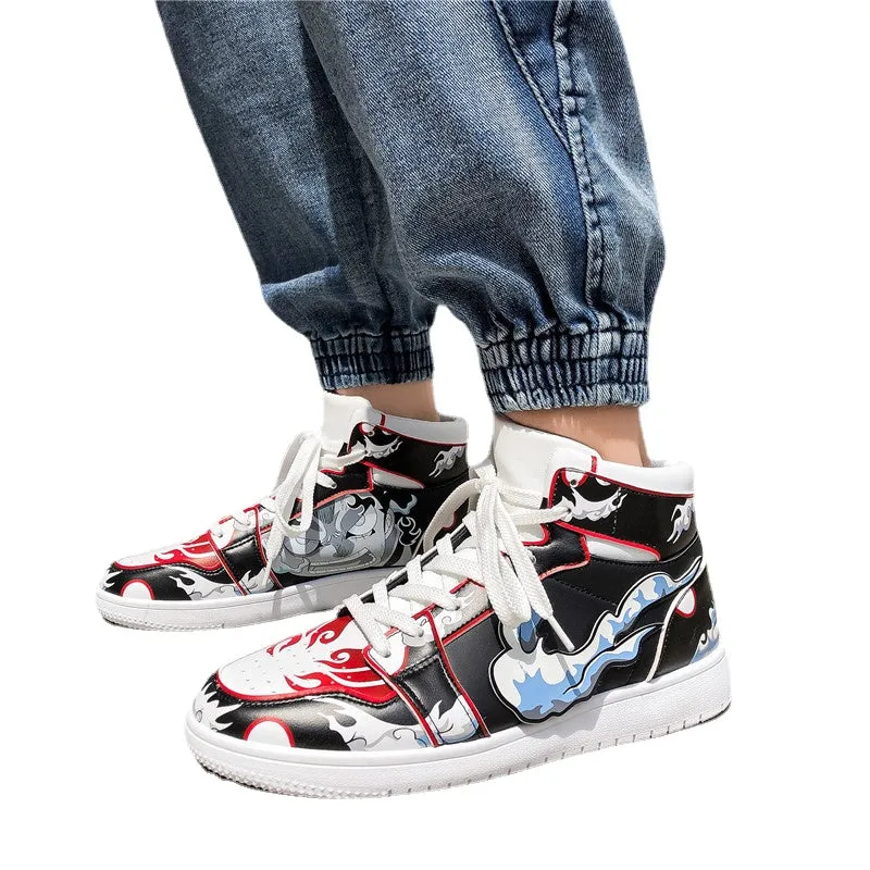 Code Naruto joint aj1 Naruto Payne Air Force One 2024 new trend high-top shoes men V18