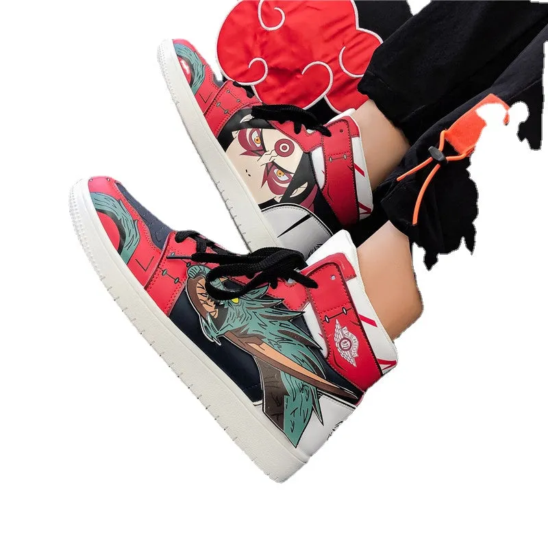 Code Naruto joint aj1 Naruto Payne Air Force One 2024 new trend high-top shoes men V18