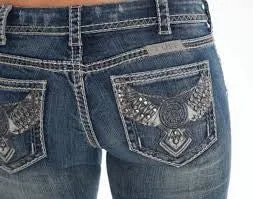 Cowgirl Tuff Wings of Freedom Ladies Jeans