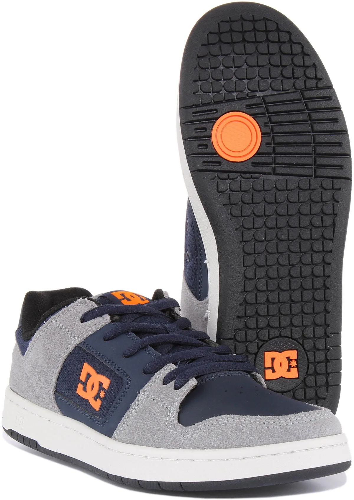 Dc Shoes Manteca 4 In Grey Blue For Men