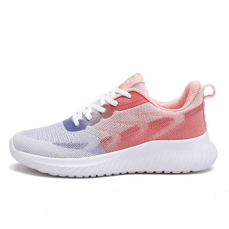 Doble Color Breathable Running Shoes / Women's Fitness Footwear - SF0254