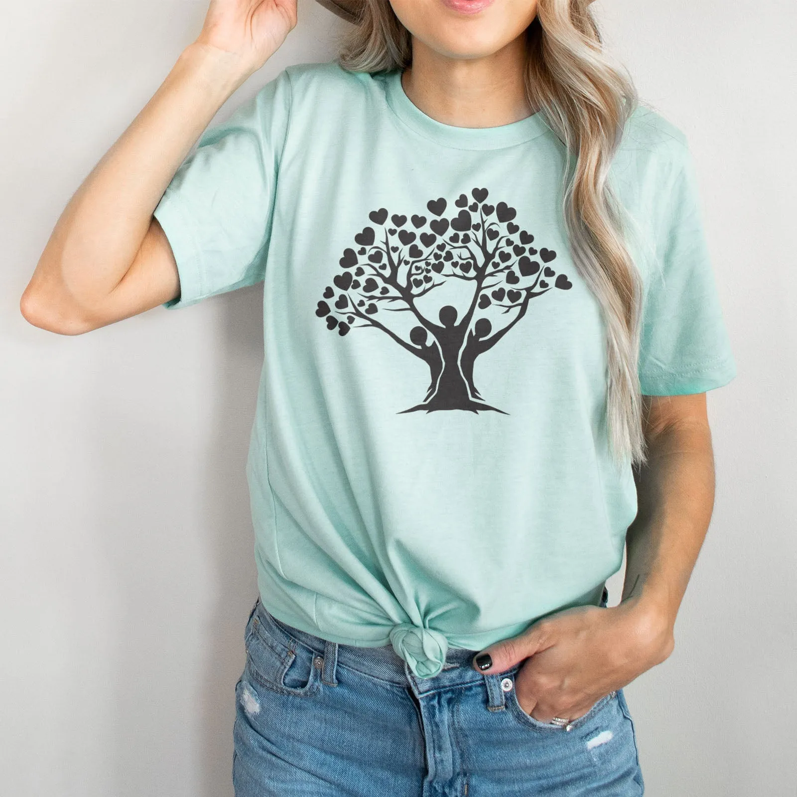 Family Tree Tee Shirts For Women - Christian Shirts for Women - Religious Tee Shirts