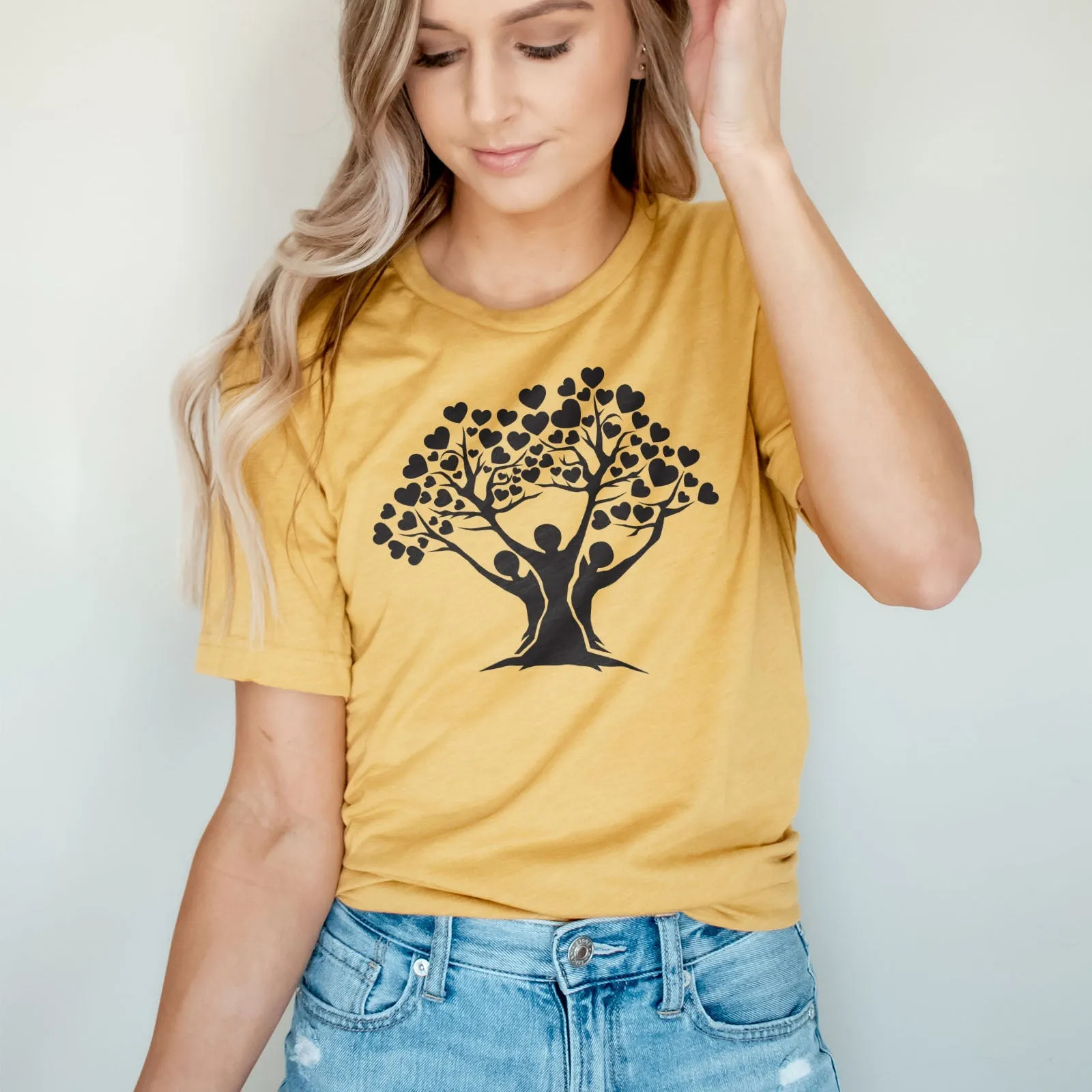 Family Tree Tee Shirts For Women - Christian Shirts for Women - Religious Tee Shirts