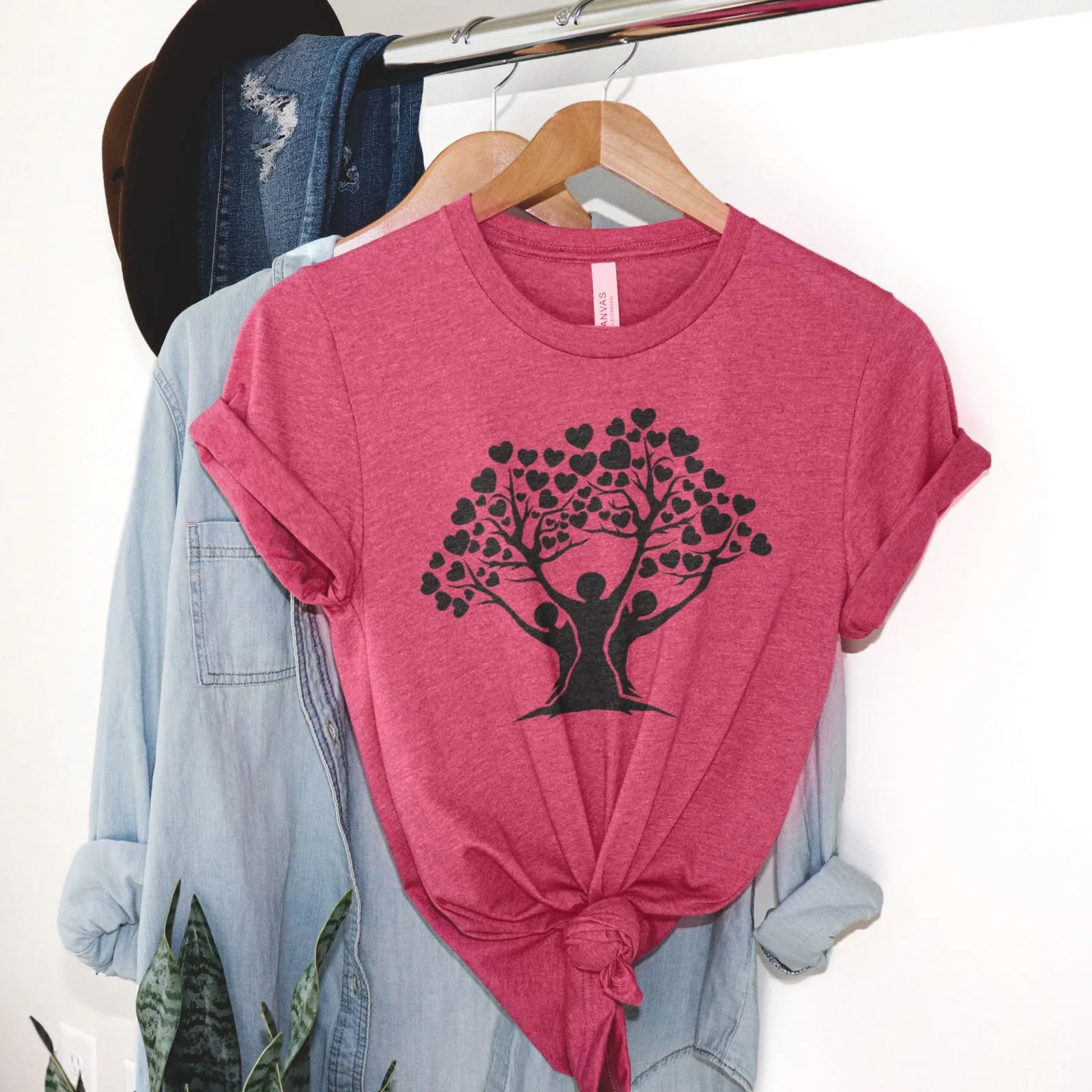 Family Tree Tee Shirts For Women - Christian Shirts for Women - Religious Tee Shirts