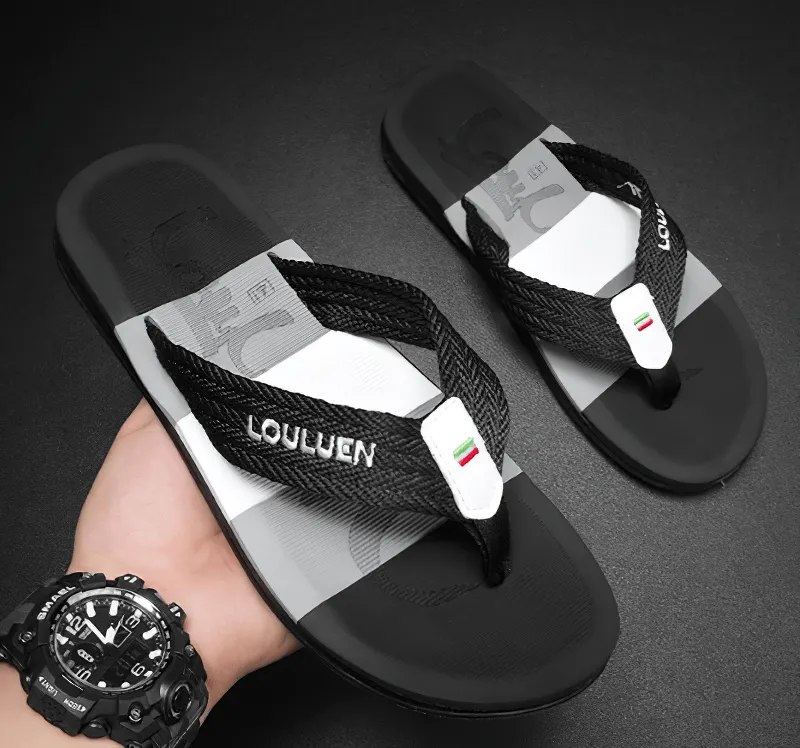 Fashion Breathable Casual Beach Flip Flops for Men - SF1077