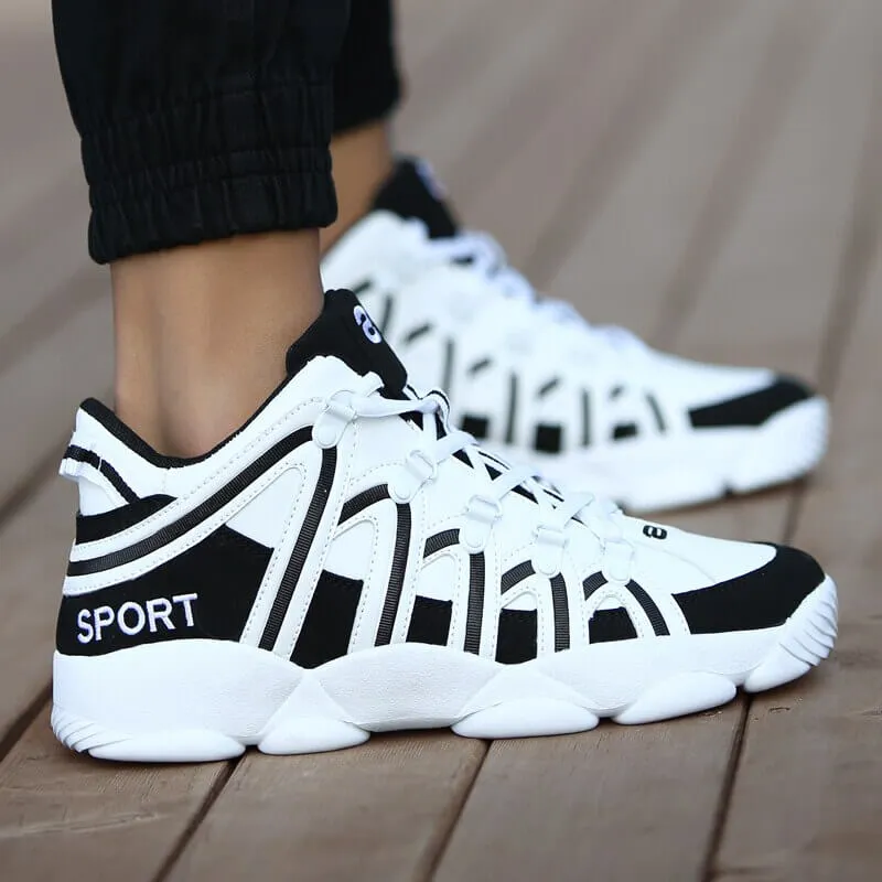 Fashion High Lace-Up Sneakers / Sports Flats Shoes - SF1075