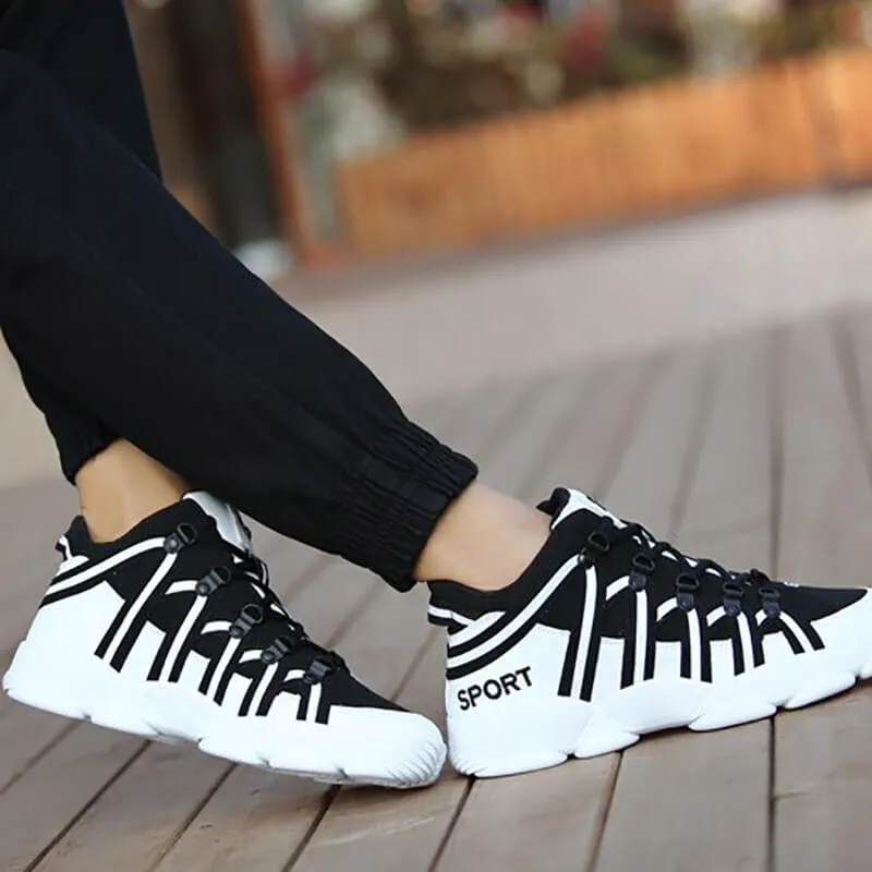 Fashion High Lace-Up Sneakers / Sports Flats Shoes - SF1075