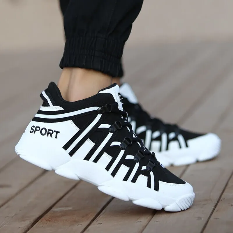 Fashion High Lace-Up Sneakers / Sports Flats Shoes - SF1075