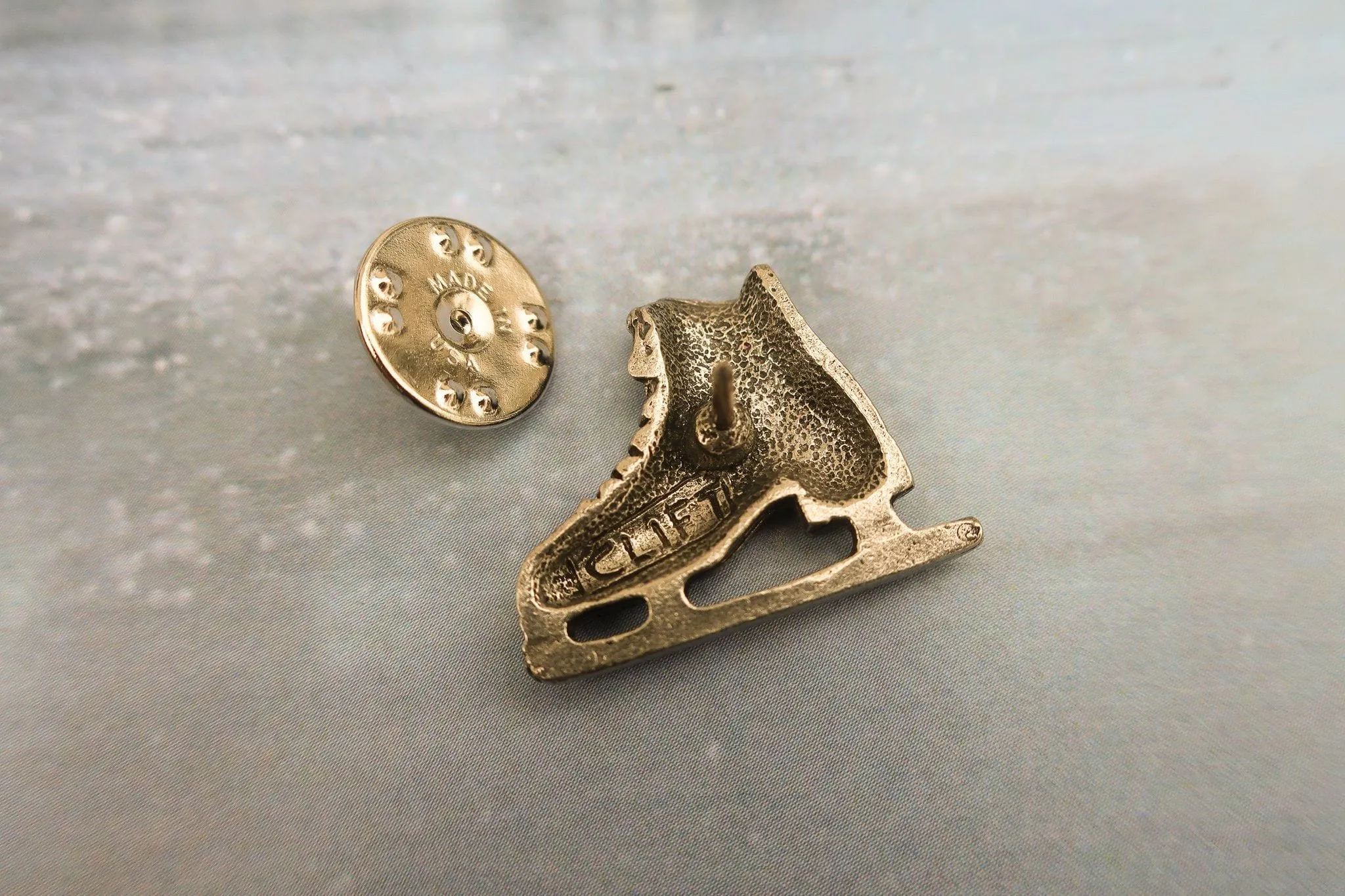 Figure Skate Lapel Pin