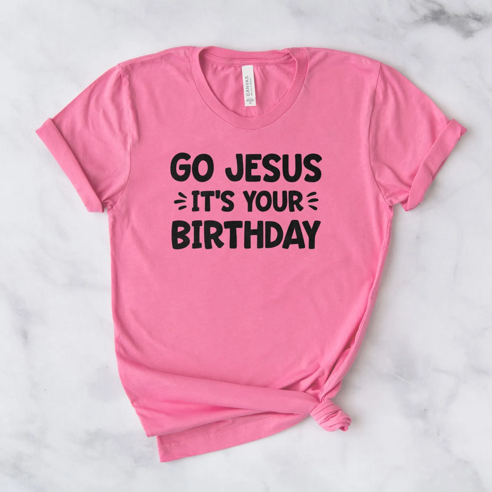 Go Jesus Tee Shirts For Women - Christian Shirts for Women - Religious Tee Shirts