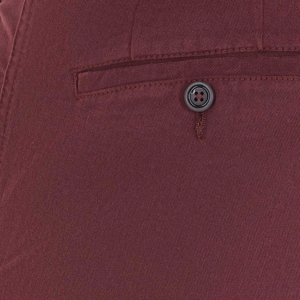 GURTEEN Trousers - Longford Spring Stretch Cotton Chinos - Cranberry