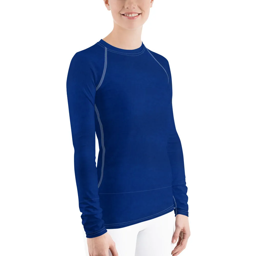 Harmony Blue Long Sleeve Tops