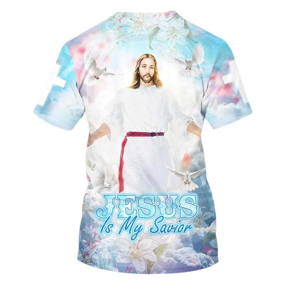 Jesus Is My Savior Eagle 3d All Over Print Shirt - Christian 3d Shirts For Men Women