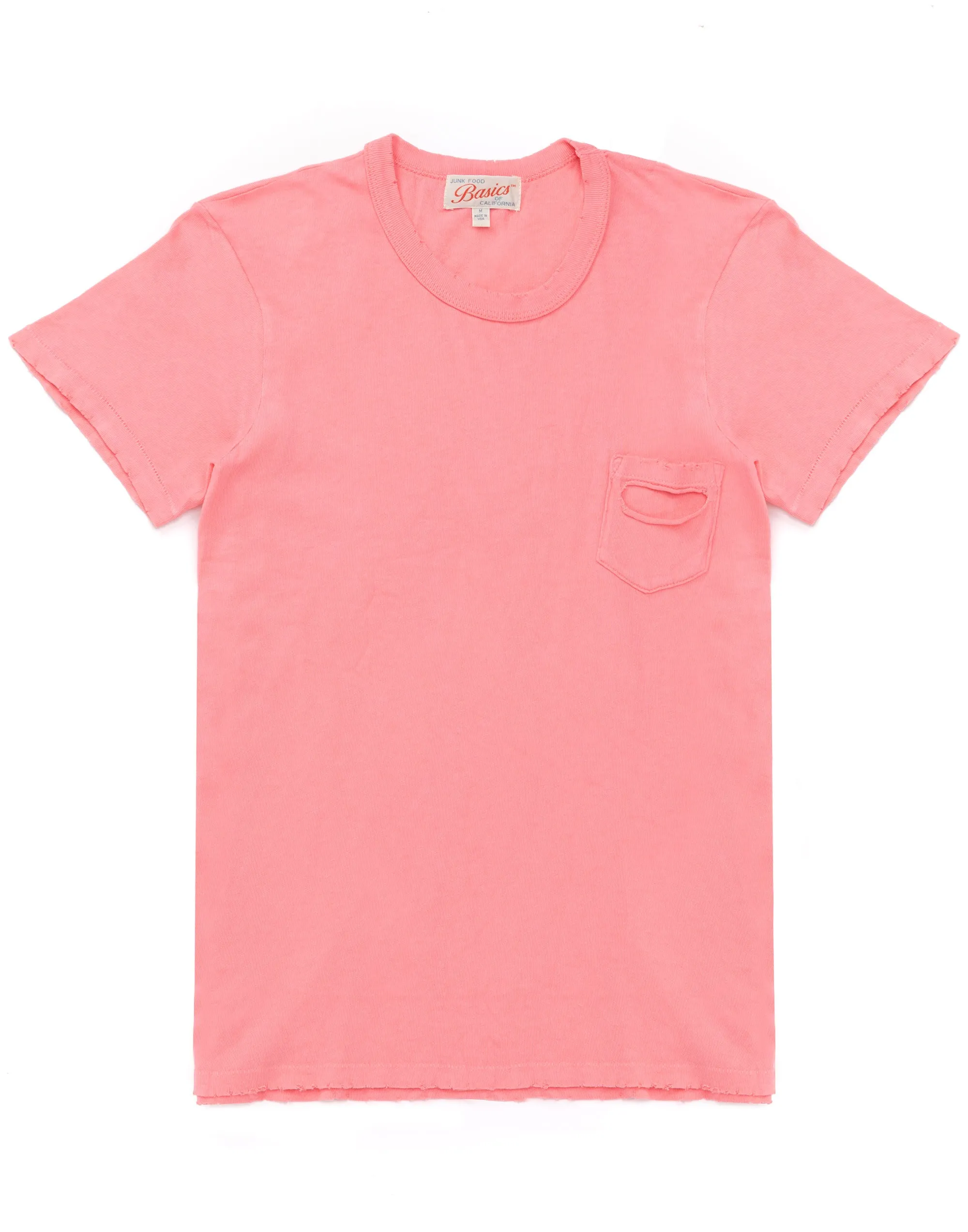 Junk Food Clothing Womens Pink Short Sleeved T-Shirt