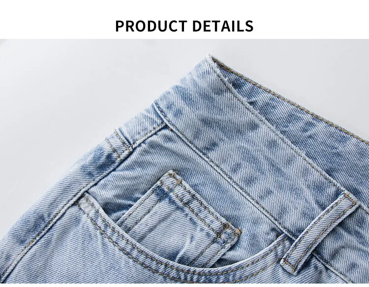 KittenAlarm - Low Rise Jeans Women Baggy Jeans New Fashion Straight Leg Pants Y2k Denim Trousers Blue Vintage Mom Loose Low Waist Jeans