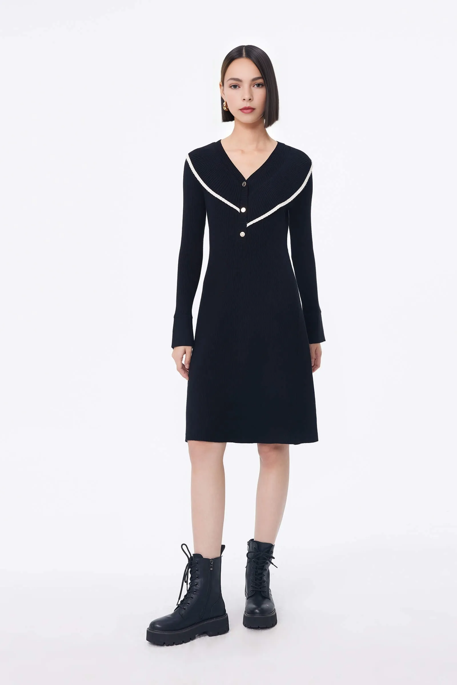 LILY Elegant Knit Dress