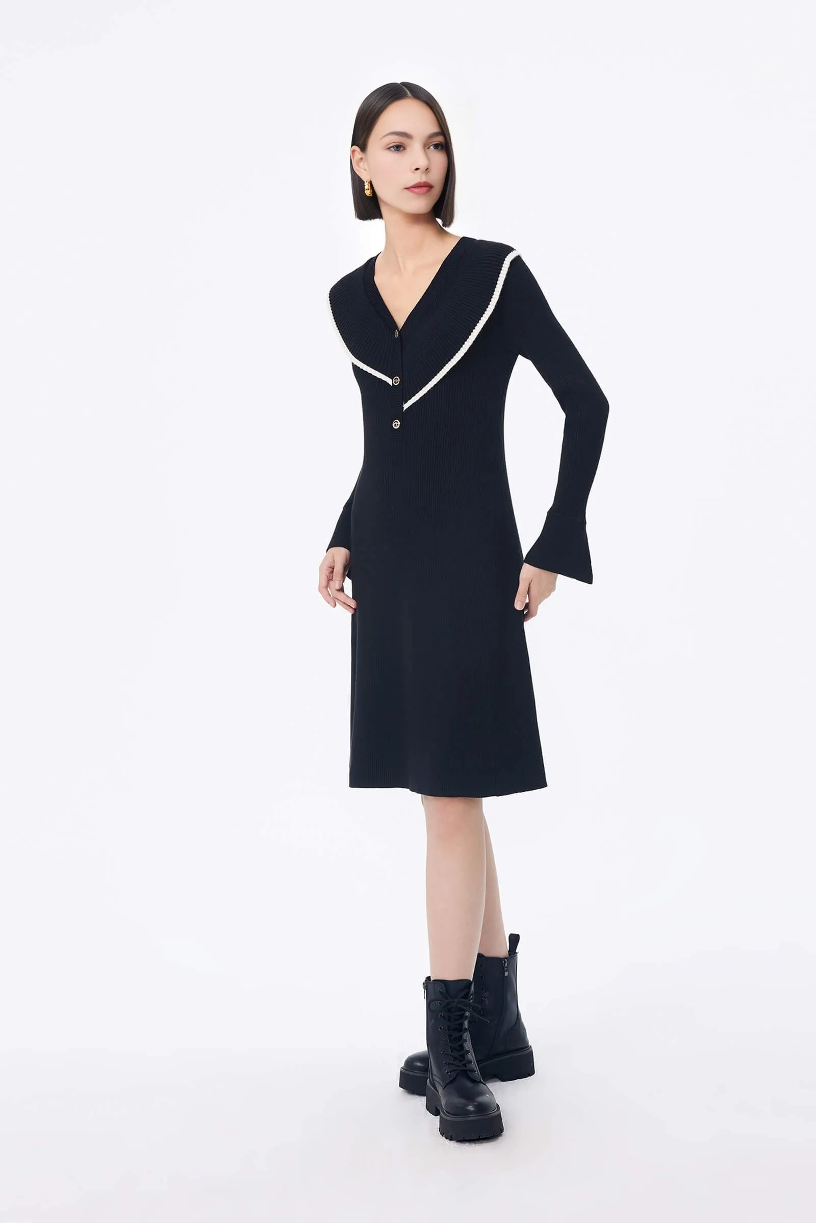 LILY Elegant Knit Dress