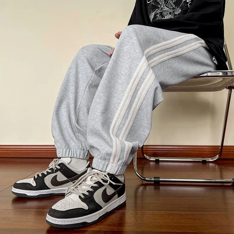 Loose Fit Trendy Knitted Tapered Sweatpant