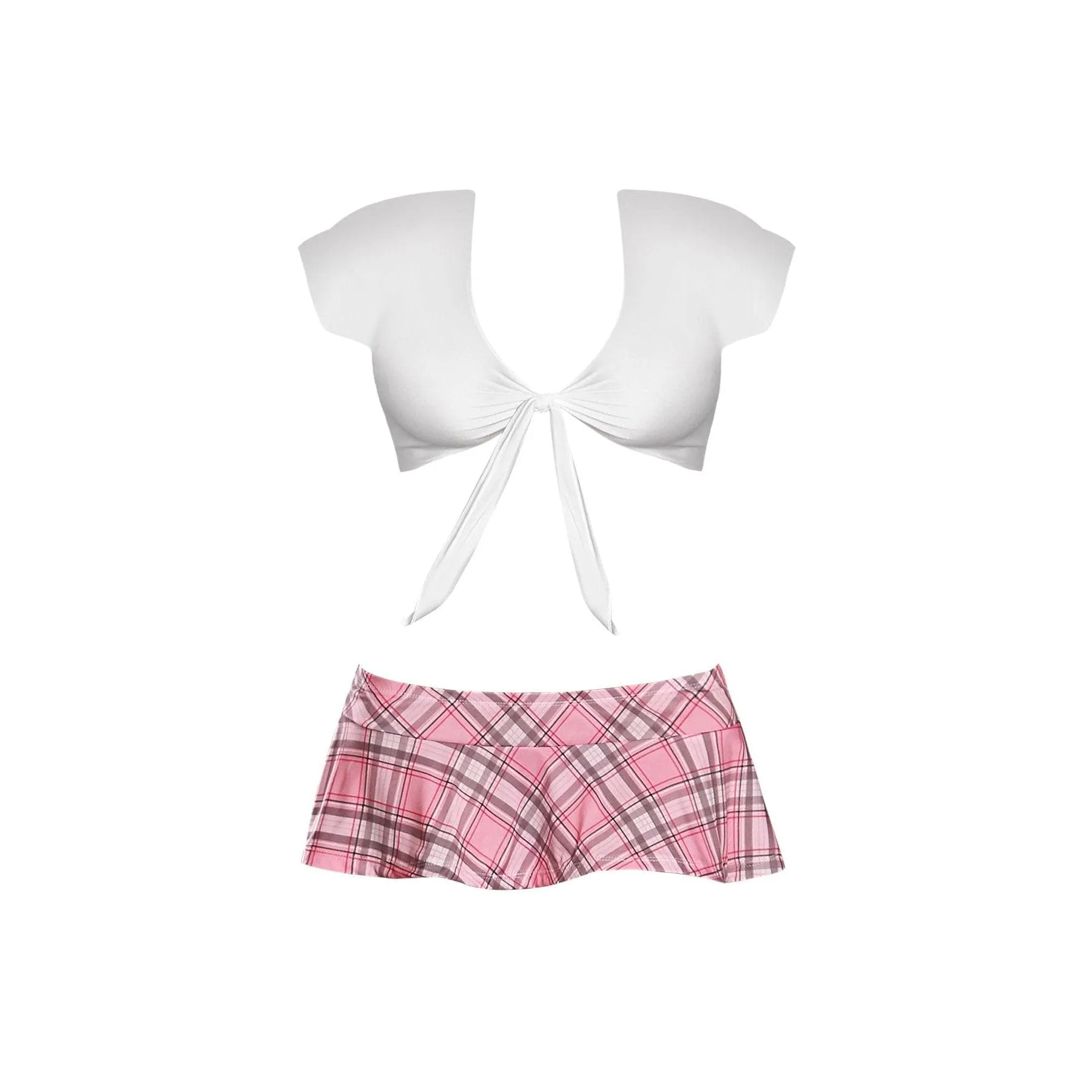 Magic Silk Way After School Girl Costume Plaid