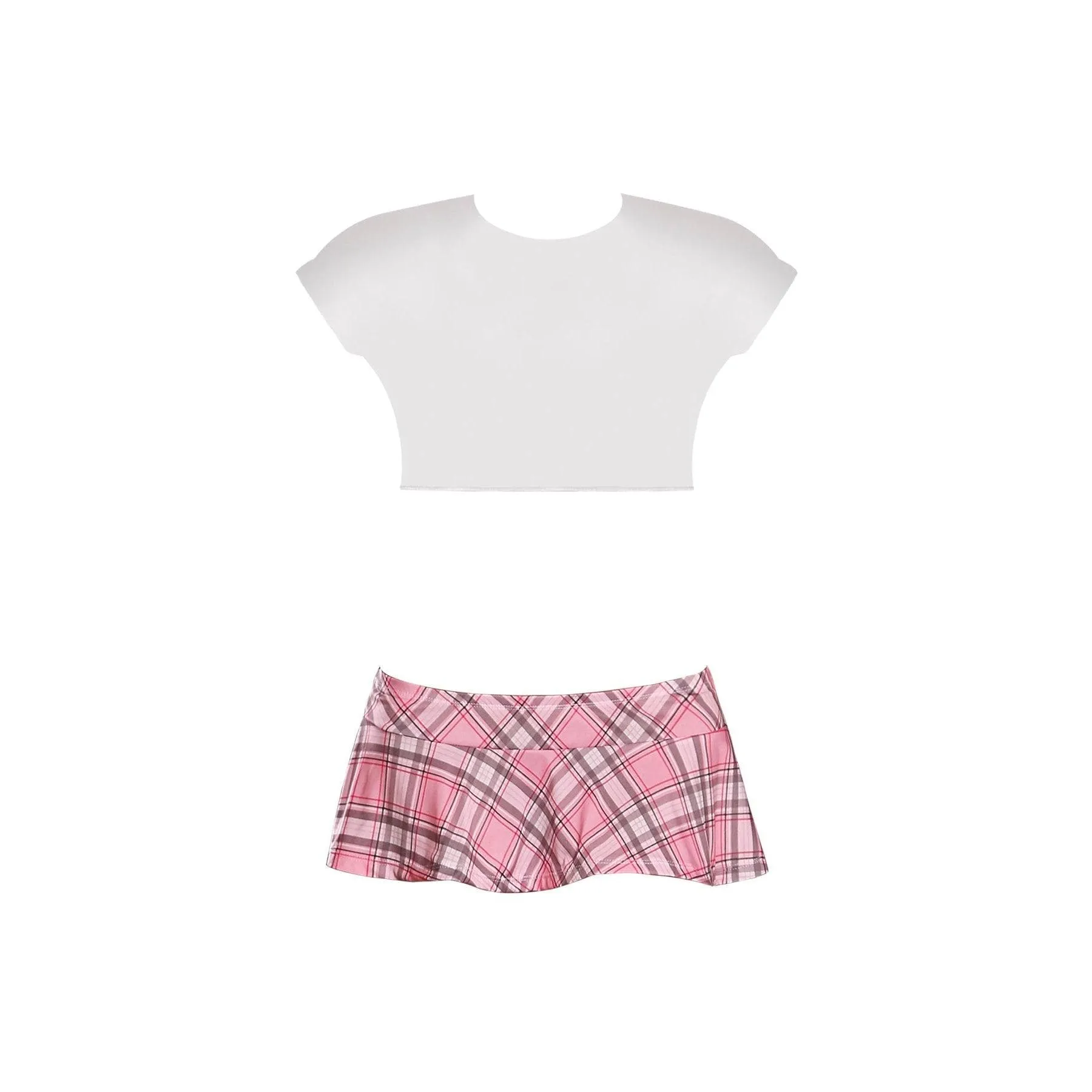 Magic Silk Way After School Girl Costume Plaid