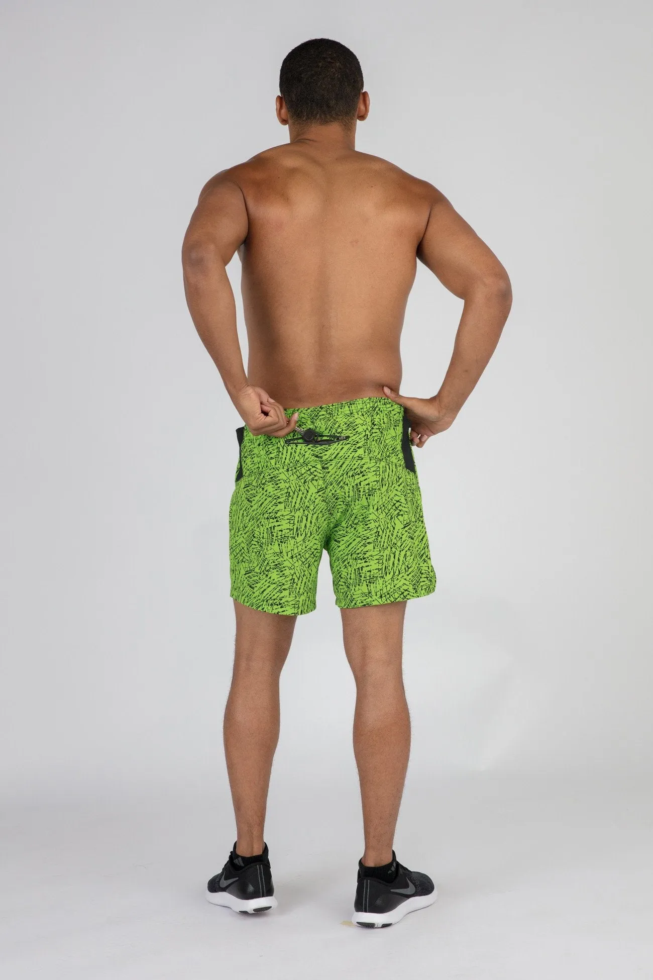 Men's 2-n-1 5" Ultra Running Shorts - Hyper Lime