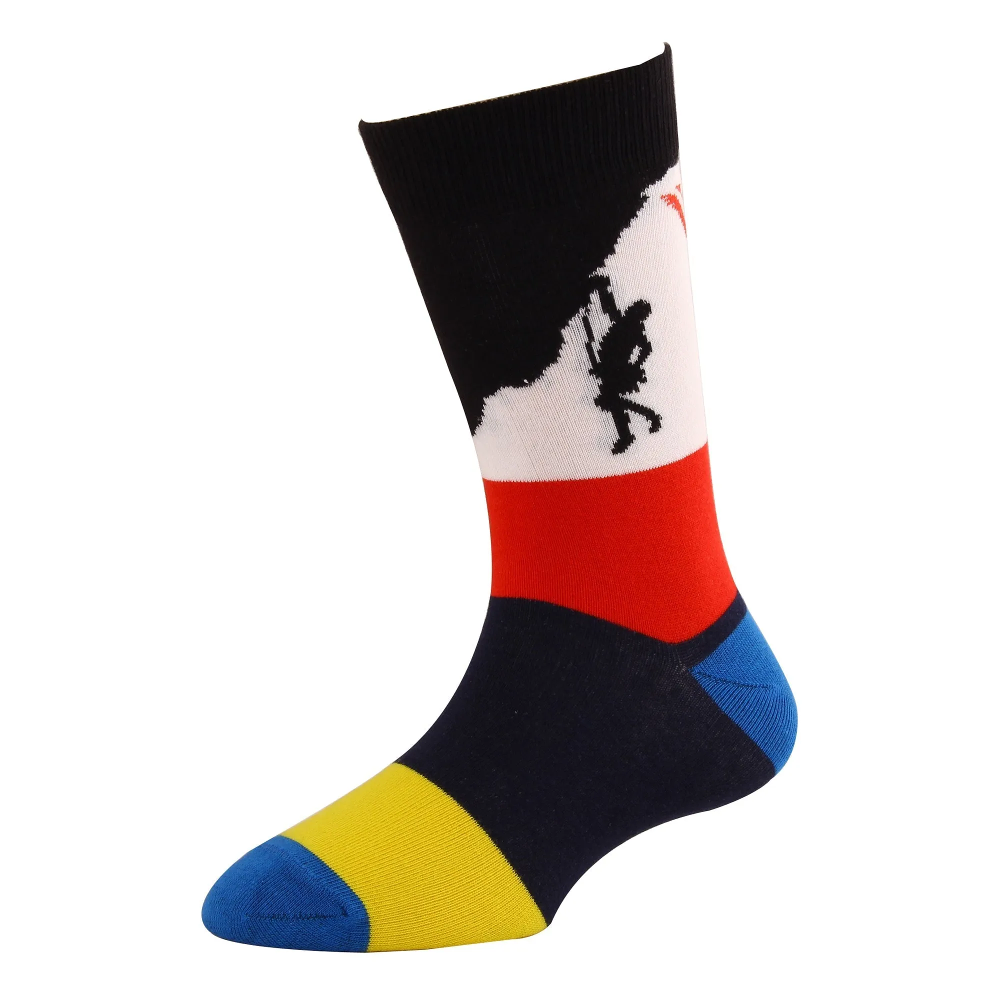 Men's FL08 Pack of 3 Cotton Fashion Crew Socks