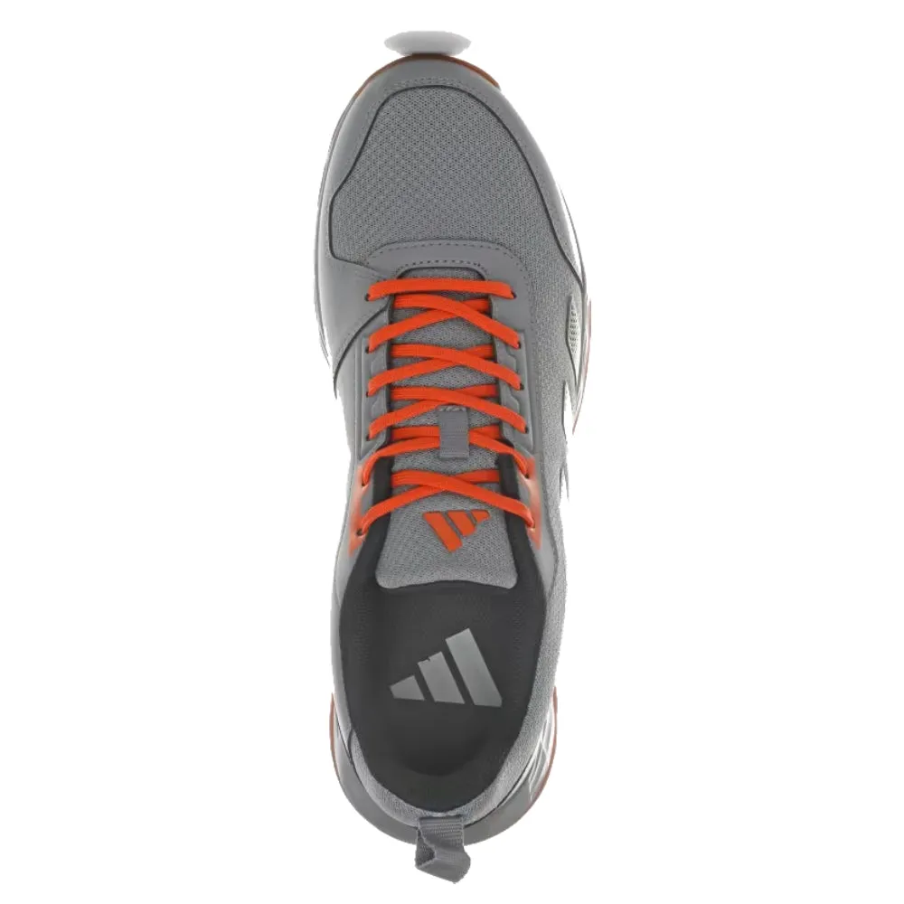 Men's Indoor Acer Badminton Shoe (Grey/Core Black/Semi Impact Orange)