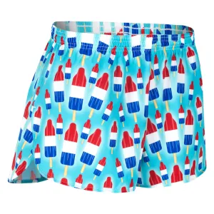 Men's Printed 3" Half Split Shorts - Patriot Pop