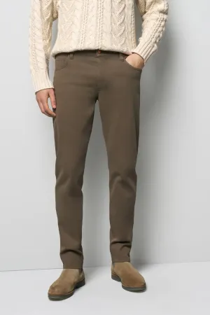 MEYER M5 Jeans - 6188 Cotton Twill Chinos - Stone