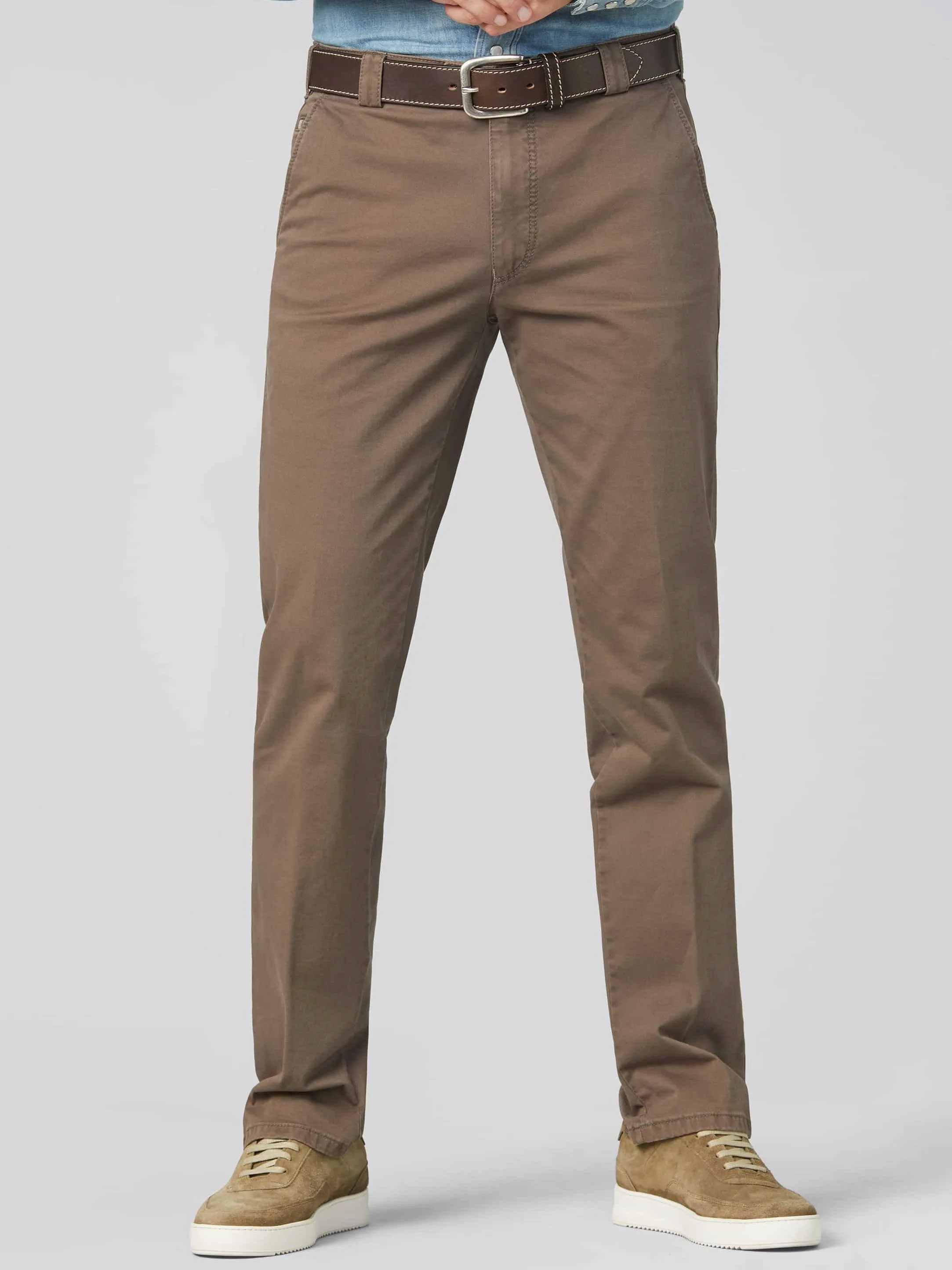 MEYER Roma Trousers - 316 Luxury Cotton Chinos - Stone