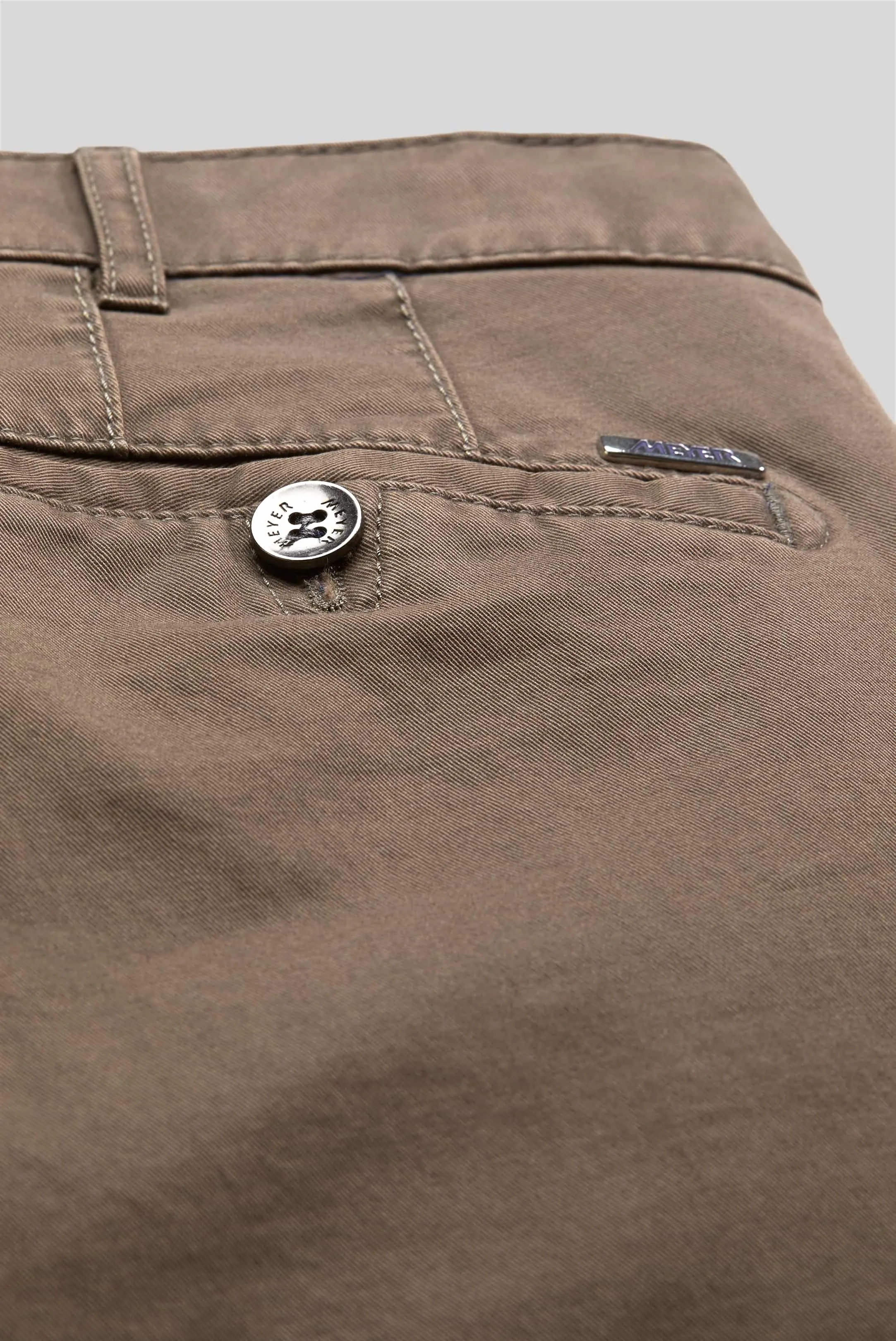 MEYER Roma Trousers - 316 Luxury Cotton Chinos - Stone