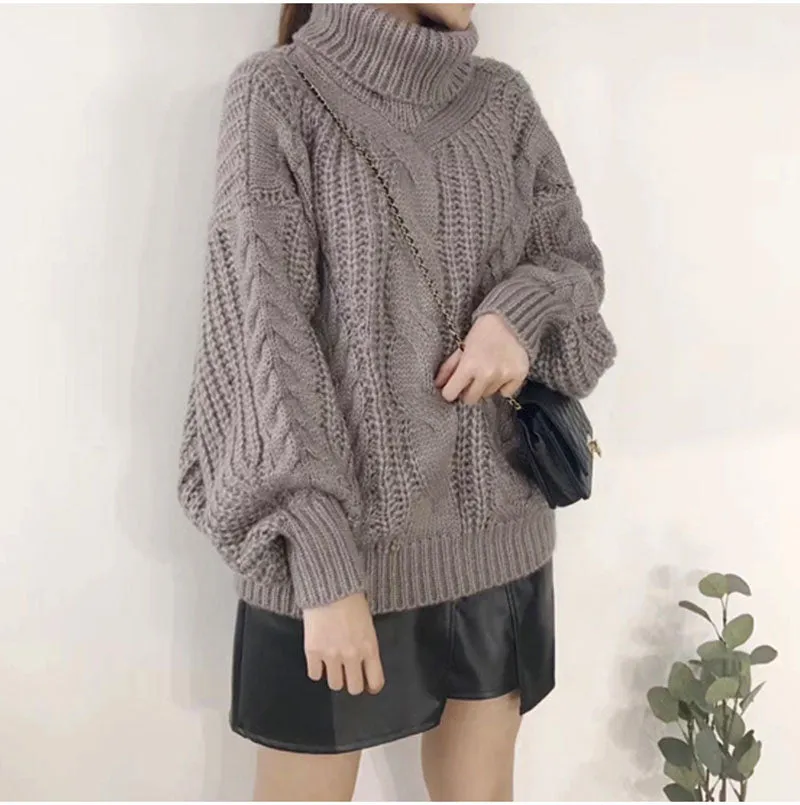 PENELOPE Thick Turtleneck Sweater