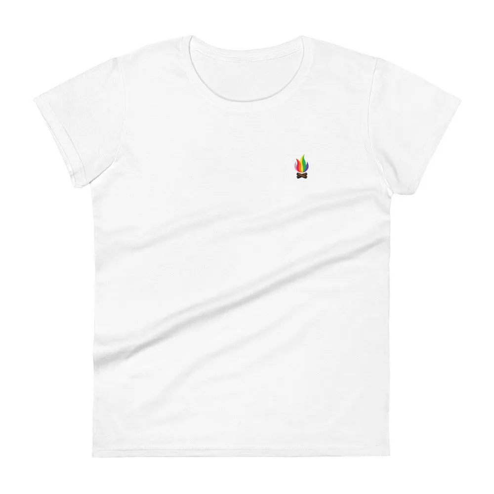 Rainbow Flame Short Sleeve T-shirt