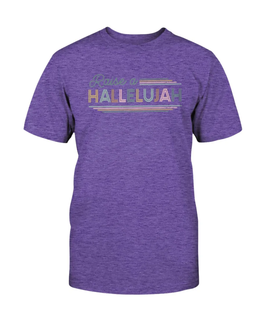 Raise a hallelujah Tee Shirts For Women - Christian Shirts for Women - Religious Tee Shirts