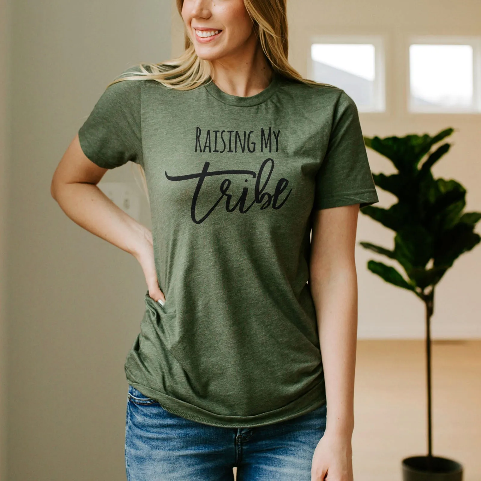 Raising My Tribe Tee Shirts For Women - Christian Shirts for Women - Religious Tee Shirts